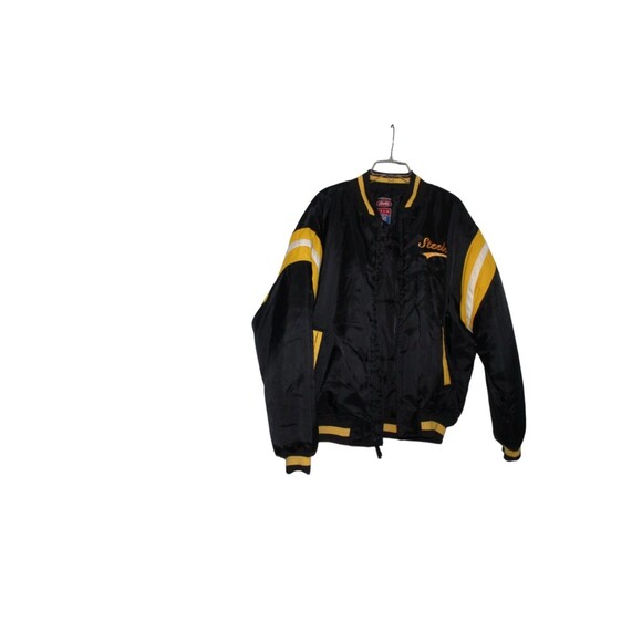 Vintage Pittsburgh Steelers Mirage Satin Bomber Jacket Men’s Large NFL Foorball - Picture 7 of 10